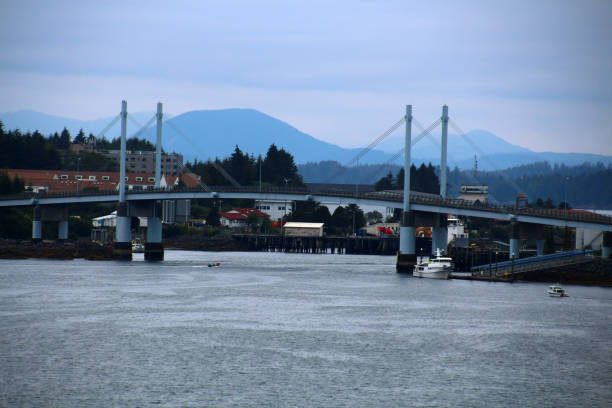 istock Alaska, view of the John O'Connell Bridge in Sitka 1414399874