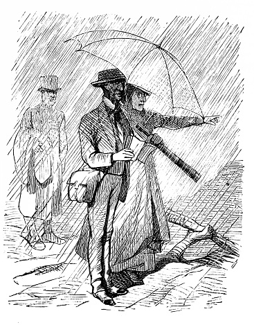 Illustration of a English weather