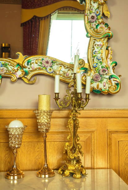 istock Beautiful antique mirror 1414402527