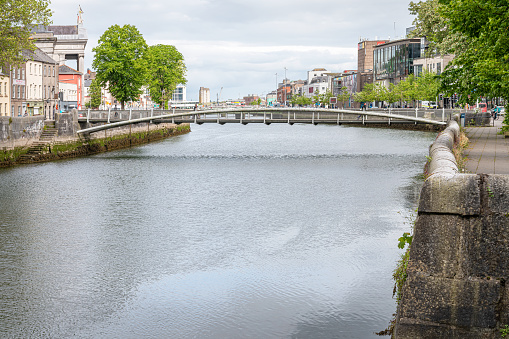Shandon Footbridge over the river Lee in Cork City,County Cork, Ireland