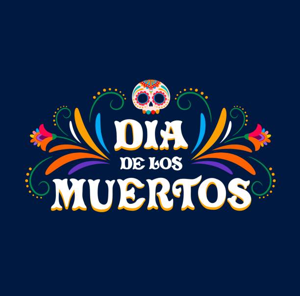 ilustraciones, imágenes clip art, dibujos animados e iconos de stock de día de los muertos, día de muertos mexicano - dia de muertos