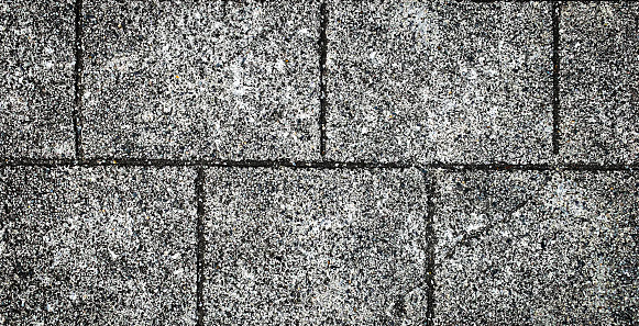 gray brick wall  square shape with dividing line