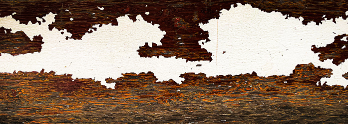 pieces of rust isolated on a white background. template for design