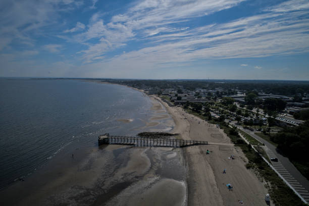istock Walnut Beach Milford, CT Aerial Views 1414430573