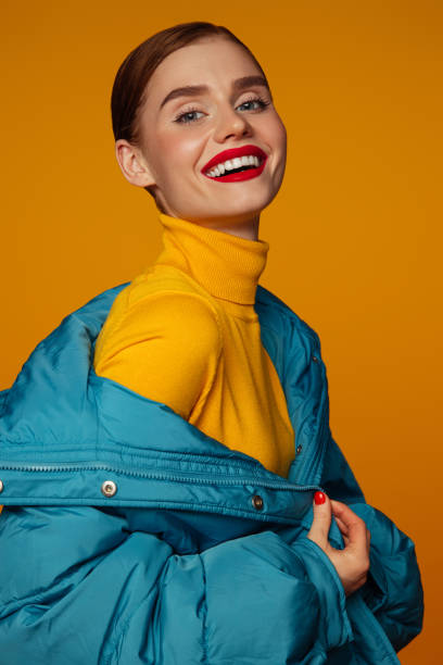 istock Beautiful emotional woman with bright make-up 1414431256