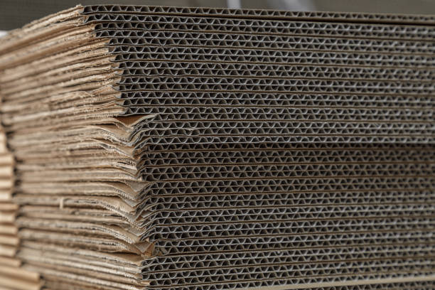 istock Close-up of cardboard folded in several layers 1414436876