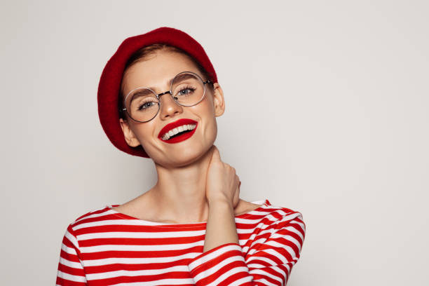istock Beautiful emotional woman with bright make-up 1414439366