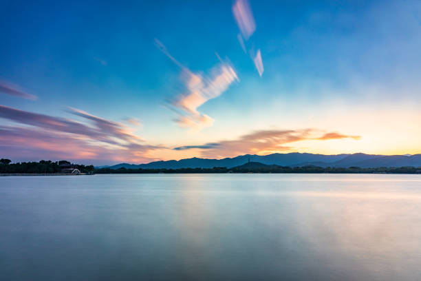 istock Slow shot of the lake 1414442964
