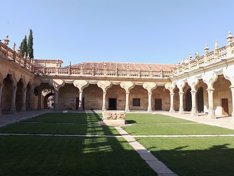 A cloister of the University in Salamanca, Spain