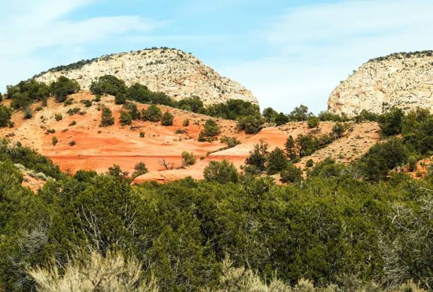 istock Desert vista with buttes. 1414450776
