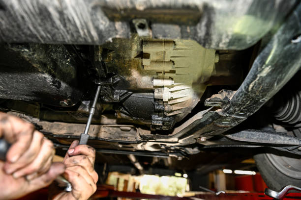 istock Tighten the cylinder head bolts of an engine 1414459714