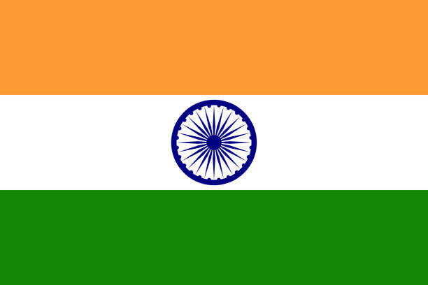 istock high resolution Indian national flag in official colors and proportions. 1414460022