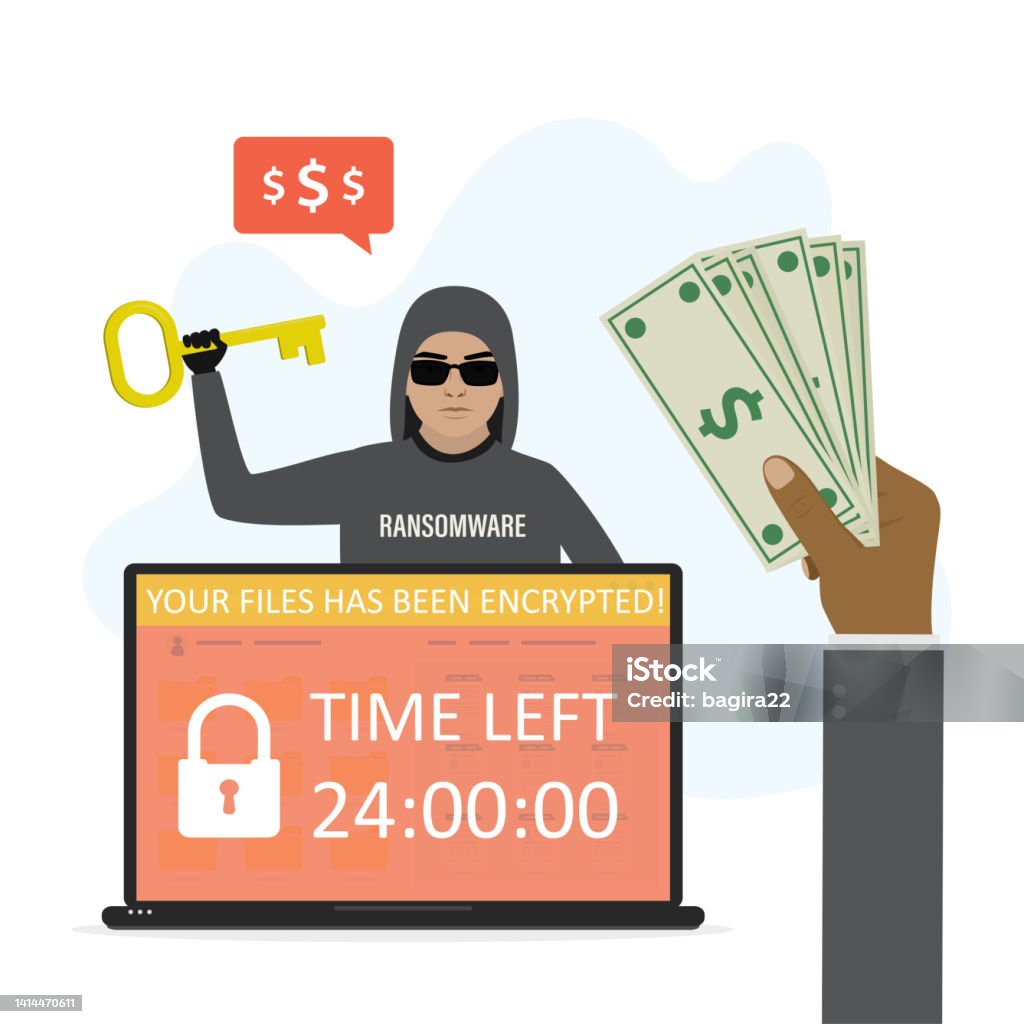 Key Hoocker Hacker Holds Key And Demands Money For Encrypted Data User Give Money ...
