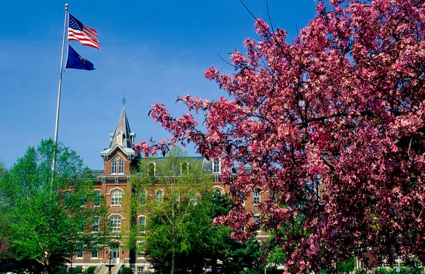 Oldest building at Purdue University, University Hall Education Center, is only building remaining of the original six-building Purdue campus.