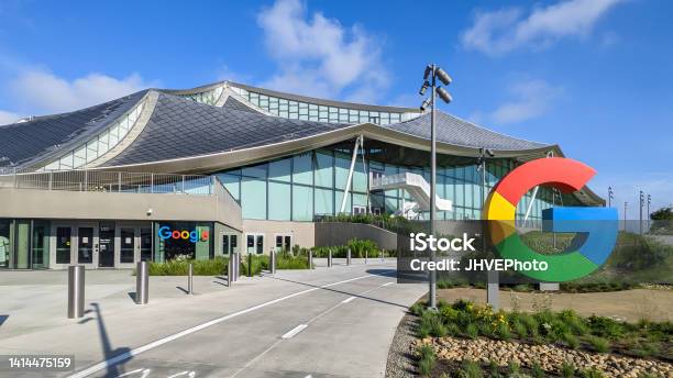 The New Building At Google Bay View Campus In Mountain View California Stock Photo - Download Image Now