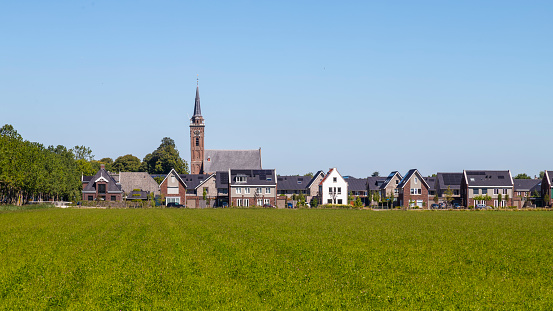 Village view of the Dutch small village of Middenbeemster.