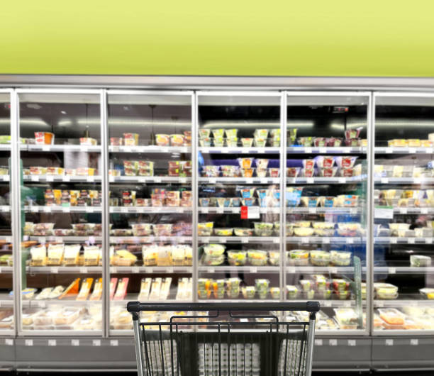 istock choosing a dairy products at supermarket. 1414494264