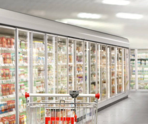 istock choosing a dairy products at supermarket. 1414494289