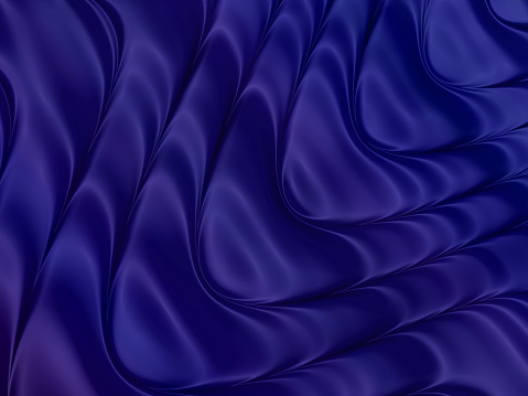 Futuristic Navy Blue Shape Wave Swirl Spiral Technology Pattern Purple 3D Abstract Background Folded Striped Circle Rippled Curve Texture Wavy Curve Metallic Fractal Fine Art Digitally Generated Image Design template for presentation, flyer, card, poster, brochure, banner