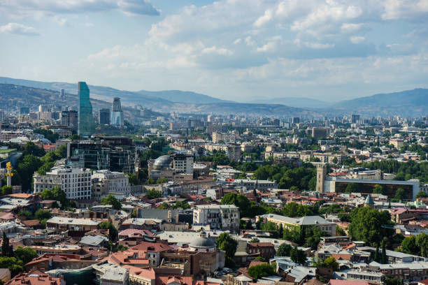 istock Tbilisi's overview from Narikala hill top 1414498968