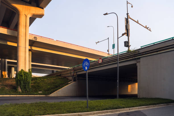 istock Sunrise city overpass 1414518398