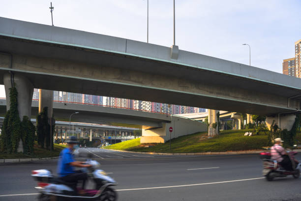 istock Sunrise city overpass 1414518438