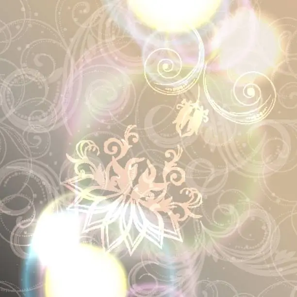 Vector illustration of Abstract floral background with shine, glow blur, elegant design, vector illustration.