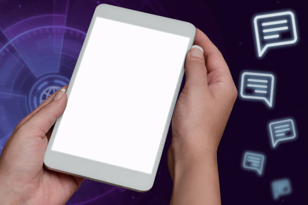 istock Tablet With Important Message Over Clipboard, Notebook And Marker. Mobile Phone Screen With Crutial Information Above Notes. Presented Critical Updates On Cellphone. 1414522034