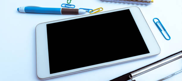 Mobile Phone Screen With Important Message On Desk With Coffee And Keyboard