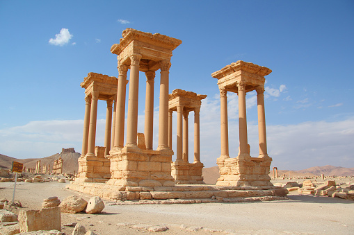 Palmyra, Ancient Ruins in Syria, Middle East