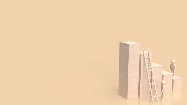 istock wood chart for business concept 3d rendering 1414537324