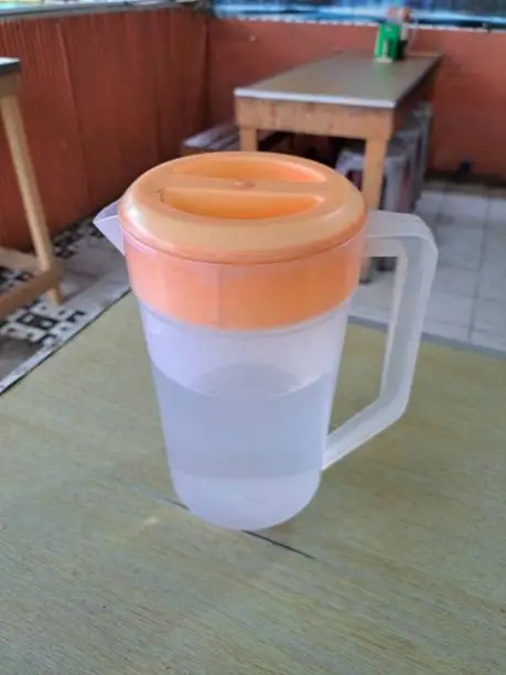 a waterpot made of a very strong and durable plastic material which is usually used to store mineral or other drinking water