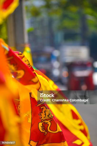 Sri Lankan Flags To Sell Stock Photo - Download Image Now - Authority, Banner - Sign, Capital Cities