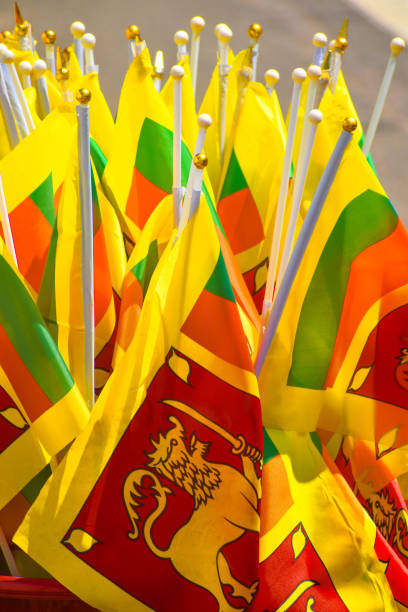 istock Sri Lankan Flags to sell 1414541655
