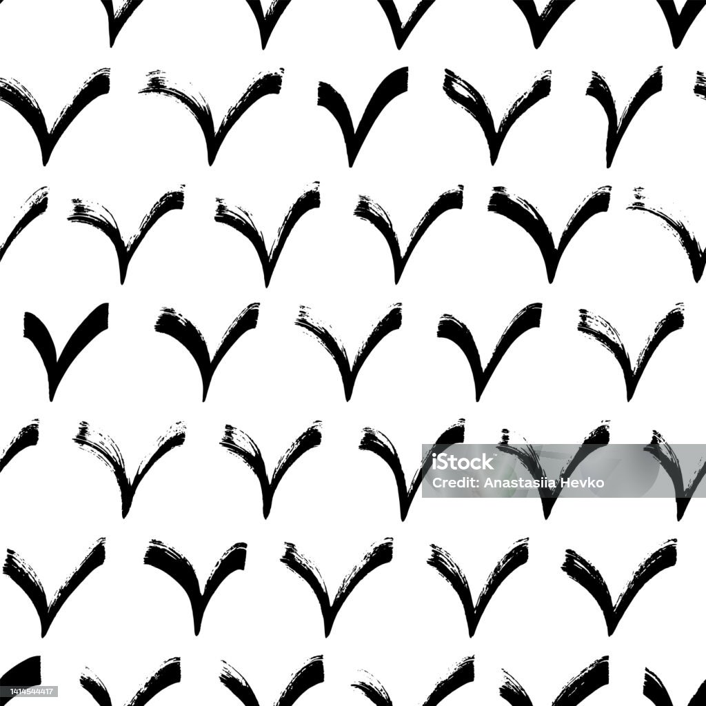 Small Check Mark Vector Seamless Pattern Stock Illustration Download
