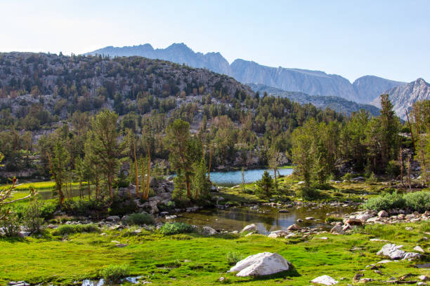 Lakes and Streams of the Eastern Sierras stock photo