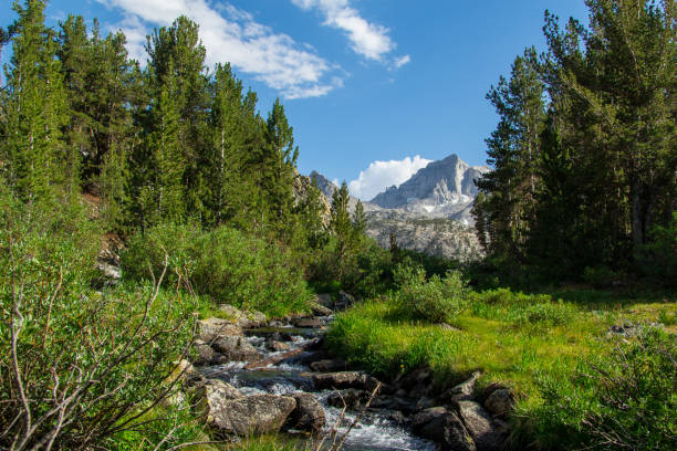 Lakes and Streams of the Eastern Sierras stock photo