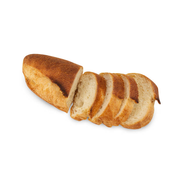 istock Baguette Bread isolated on white background with clipping path 1414550009