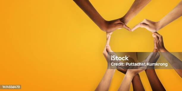 Unity And Diversity Are At The Heart Of A Diverse Group Of People Connected Together As A Supportive Symbol That Represents A Sense Of And Togetherness Stock Photo - Download Image Now