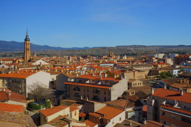 istock Panoramic view of Calatayud 1414560565