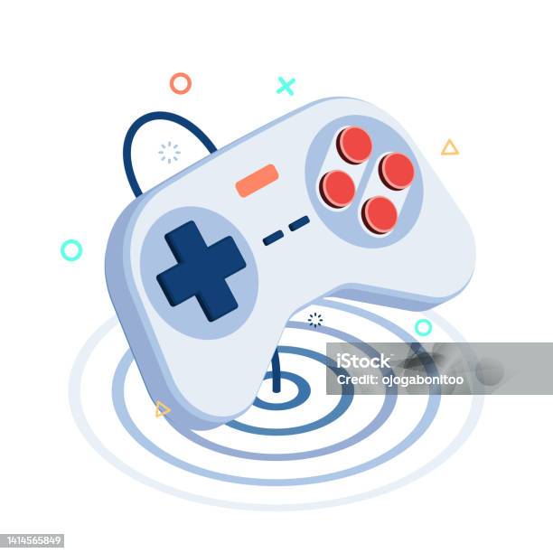 Controller Isometric Isometric Game Controller Or Gamepad Stock Illustration - Download ...