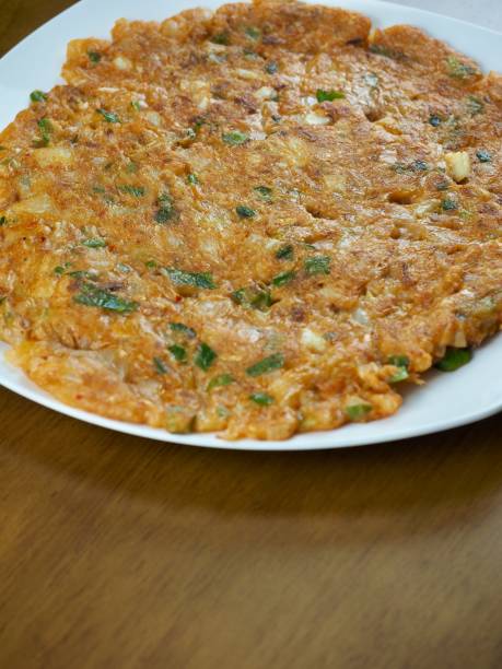 istock Korean traditional food kimchi pancake 1414565965