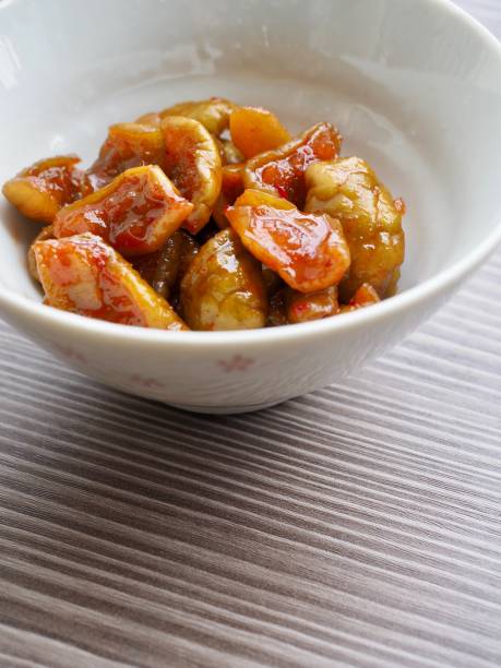 istock Asian food pickled plums, side dish 1414565988