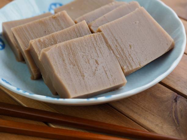 Korean food Acorn jello, Dotori-muk