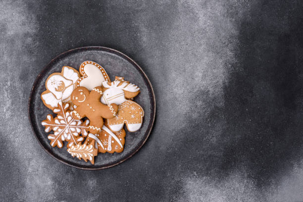 istock Delicious gingerbread cookies with honey, ginger and cinnamon 1414568543