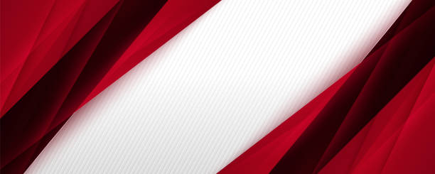 ilustrações de stock, clip art, desenhos animados e ícones de abstract black red and white papercut background with blank space design. modern futuristic background . can be use for landing page, book covers, brochures, flyers, magazines, any brandings, banners, headers, presentations, and wallpaper backgrounds - red backgrounds shadow pattern