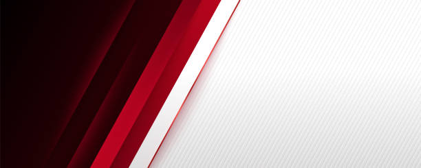ilustrações de stock, clip art, desenhos animados e ícones de abstract black red and white papercut background with blank space design. modern futuristic background . can be use for landing page, book covers, brochures, flyers, magazines, any brandings, banners, headers, presentations, and wallpaper backgrounds - red backgrounds shadow pattern