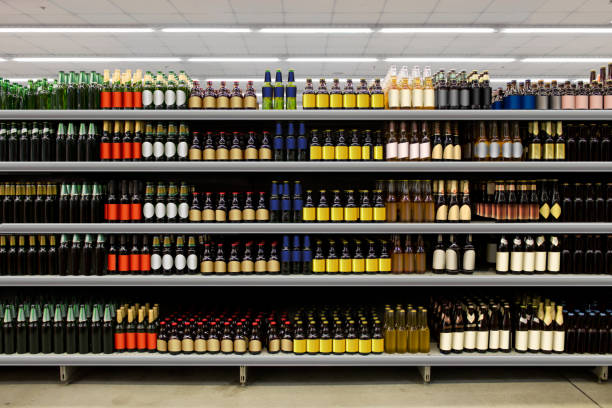 istock Beer on shelf in Supermarket 1414579469