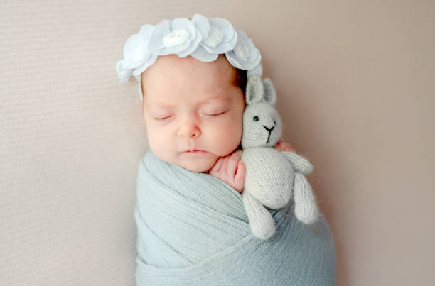 istock Newborn baby portrait 1414583027