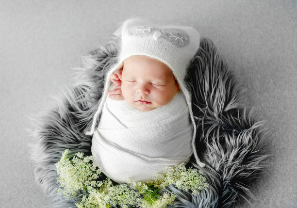 istock Newborn baby portrait 1414583034